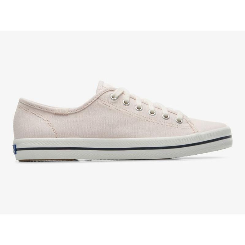 Keds Kickstart Canvas Lace Ups Damen Hellrosa | 52016LIUT