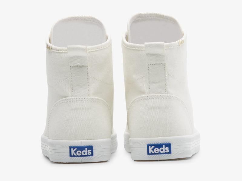 Keds Kickstart Hi Canvas Canvas Damen Weiß | 47385NEWH