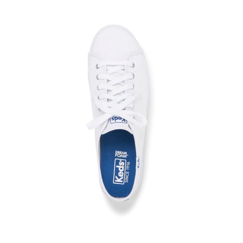 Keds Kickstart Mule Canvas Canvas Damen Weiß | 20653JLDW