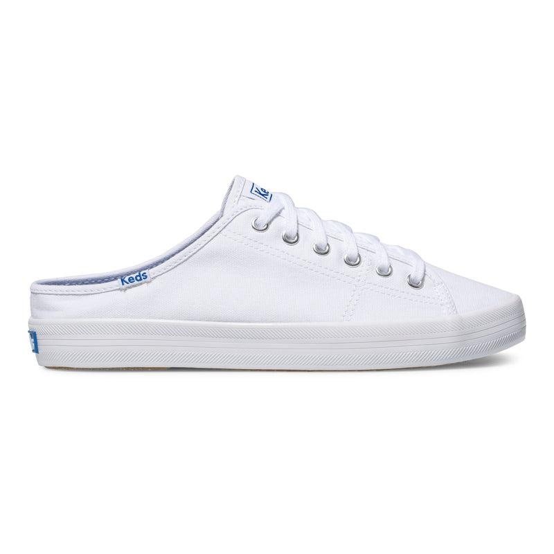 Keds Kickstart Mule Canvas Canvas Damen Weiß | 20653JLDW