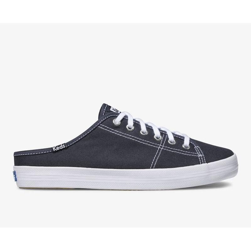 Keds Kickstart Mule Canvas Halbschuhe Damen Navy | 21764TLQG