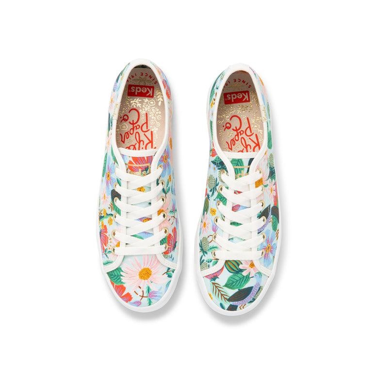 Keds Kickstart Rifle Paper Co Dovecoat Mint Prints Damen Mintfarben | 82741FABL