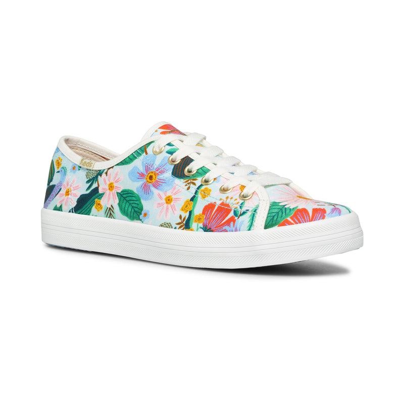 Keds Kickstart Rifle Paper Co Dovecoat Mint Prints Damen Mintfarben | 82741FABL