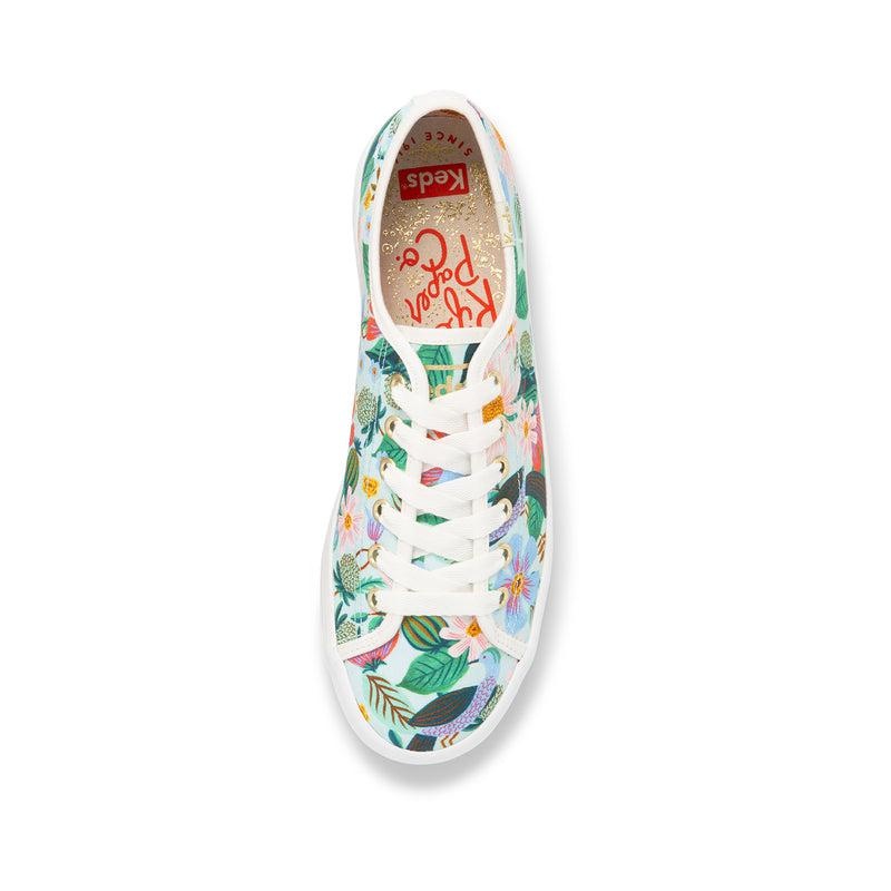 Keds Kickstart Rifle Paper Co Dovecoat Mint Prints Damen Mintfarben | 82741FABL