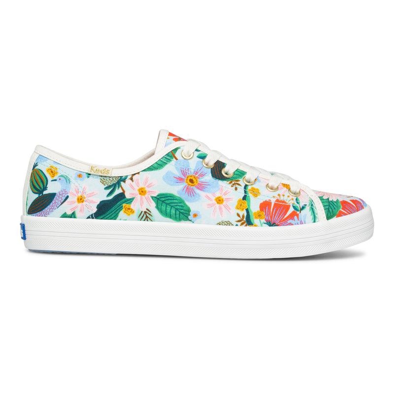 Keds Kickstart Rifle Paper Co Dovecoat Mint Prints Damen Mintfarben | 82741FABL