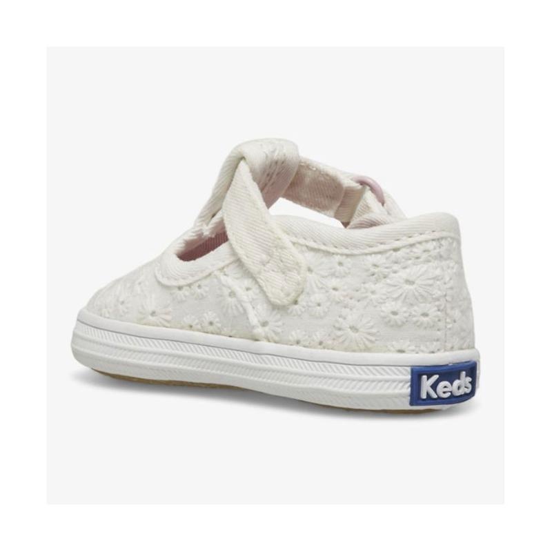 Keds Little Kid's Champion Kappe Cap T-Riemen Sneaker Kinder Weiß | 58637IMZN