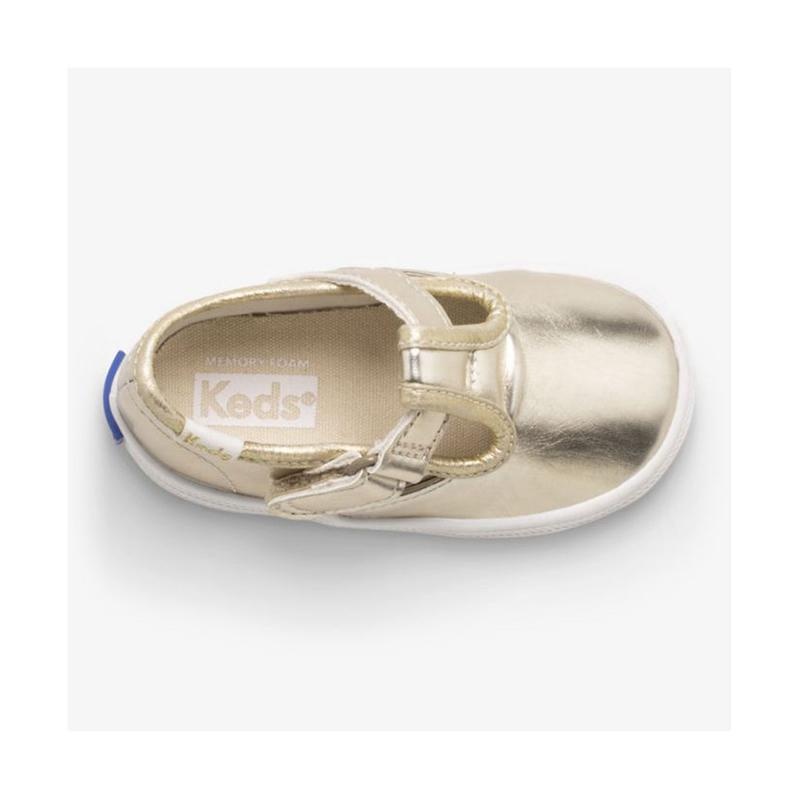 Keds Little Kid's Champion Kappe Cap T-Riemen Sneaker Kinder Silber | 48150VEIR