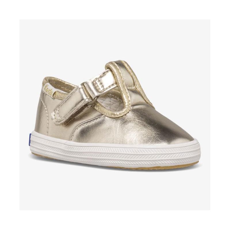 Keds Little Kid's Champion Kappe Cap T-Riemen Sneaker Kinder Silber | 48150VEIR