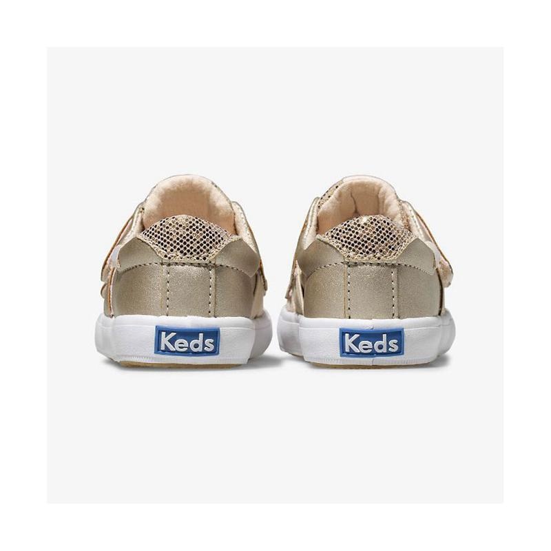 Keds Little Kid's Courtney HL Sneaker Kinder Rosa Gold | 34961IEDF