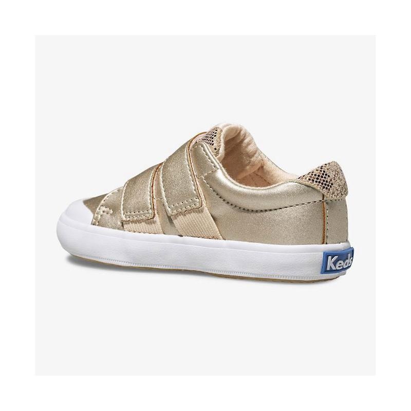 Keds Little Kid's Courtney HL Sneaker Kinder Rosa Gold | 34961IEDF