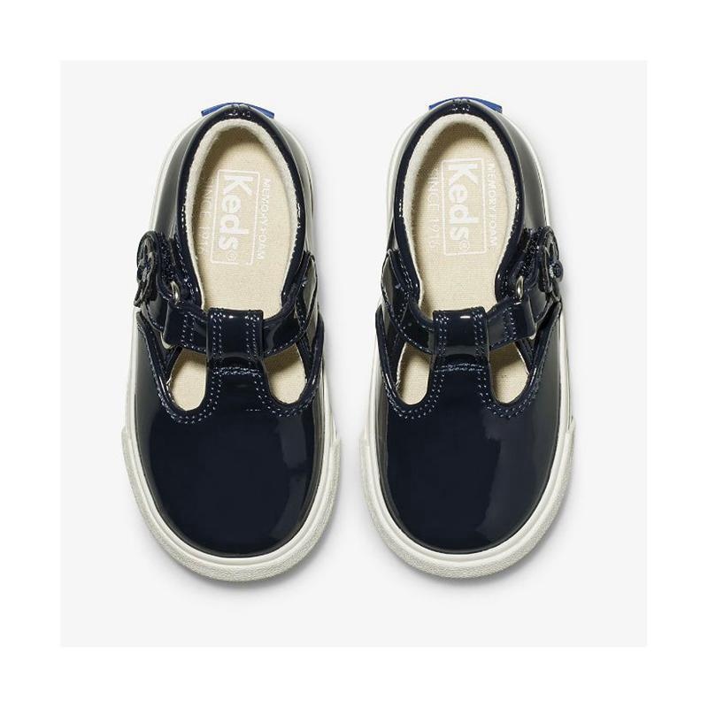 Keds Little Kid's Daphne Lack Sneaker Kinder Navy | 30569OJYI