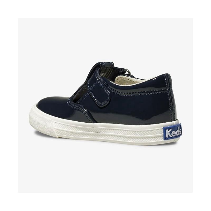 Keds Little Kid's Daphne Lack Sneaker Kinder Navy | 30569OJYI