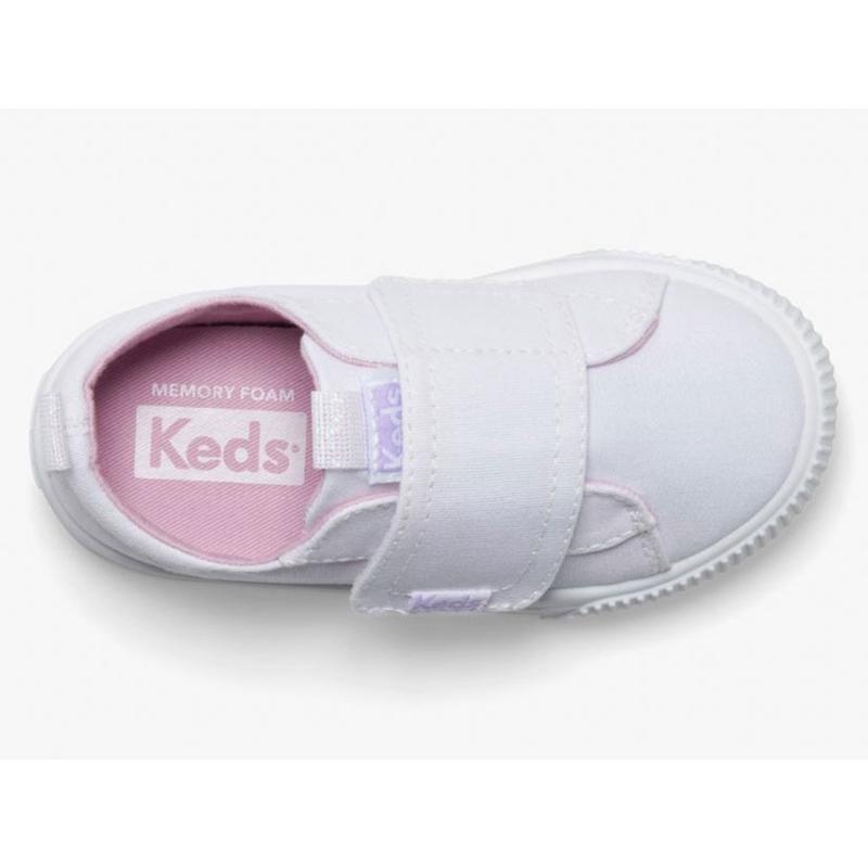 Keds Little Kid's Triple Step Jr Sneaker Kinder Weiß | 21897HQSY