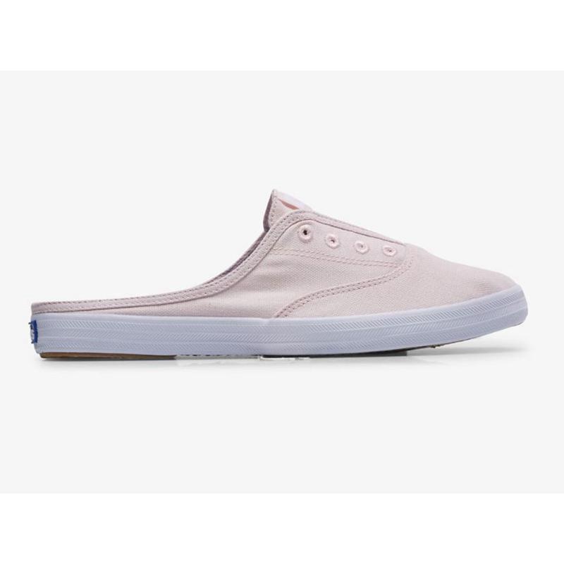 Keds Moxie Washed Twill Slip On Mules Damen Hellrosa | 06581GPSM