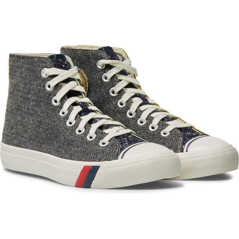 Keds Royal Hi Patchwork Sneaker Herren Braun Blau Mehrfarbig | 70345HKEG