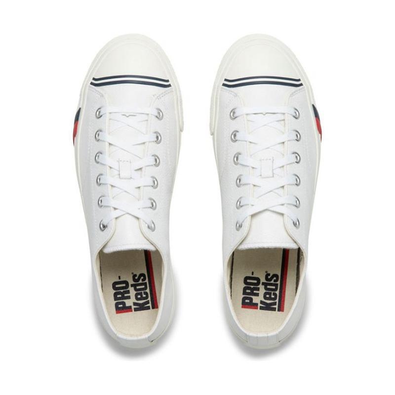 Keds Royal Lo Klassische Leder Sneaker Herren Weiß | 93642LVUG