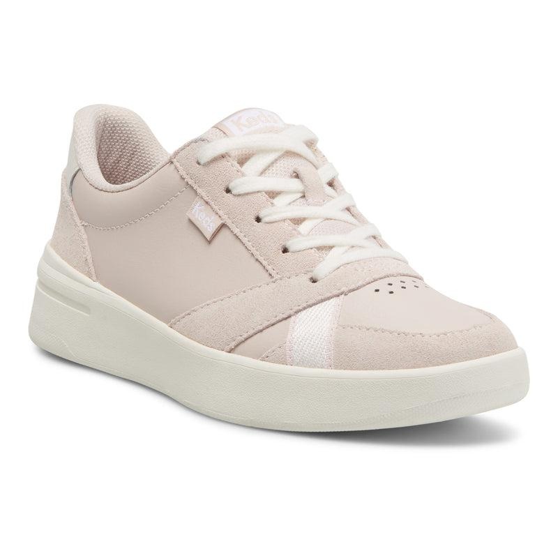 Keds The Court Leder/Wildleder Leather Sneakers Damen Hellrosa | 25078DSLB