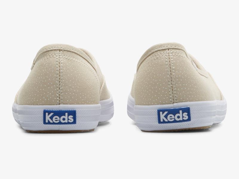 Keds The Mini Dots Print Tan Halbschuhe Damen Tan/White | 18372IGFV