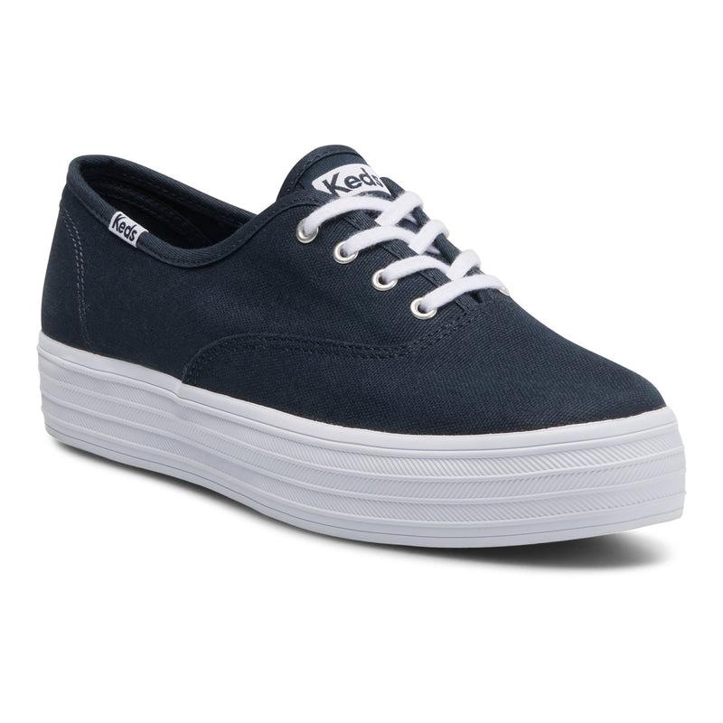 Keds The Plattform Canvas Canvas Damen Navy | 94836APLY