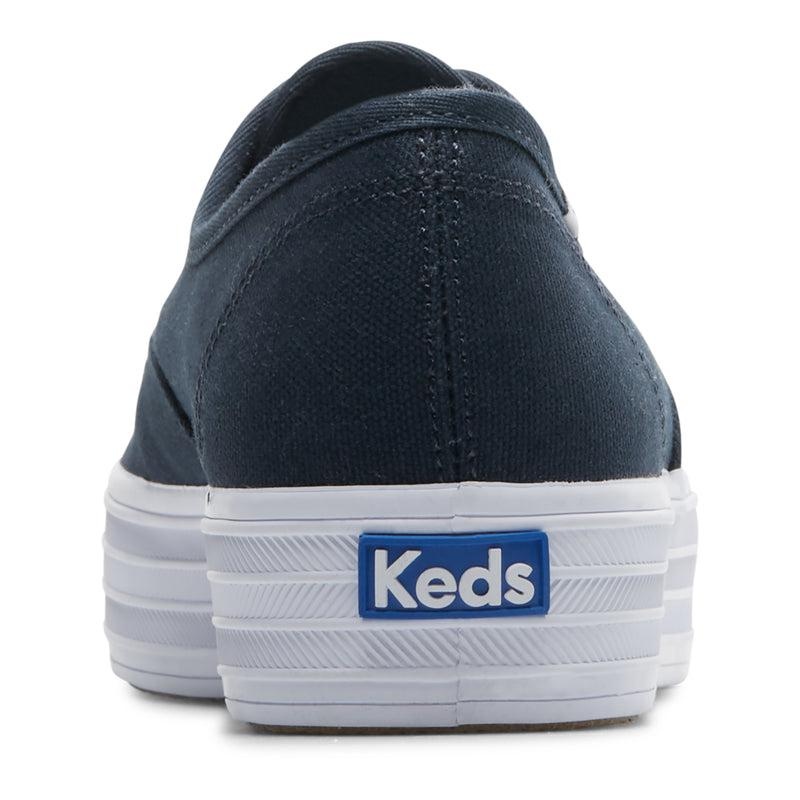 Keds The Plattform Canvas Canvas Damen Navy | 94836APLY