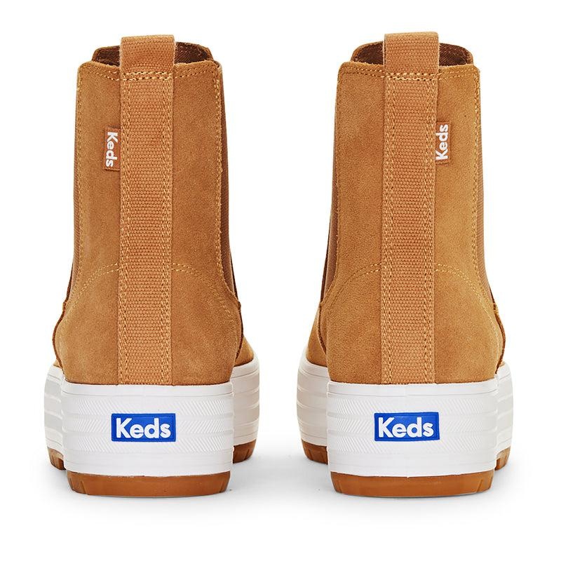 Keds The Plattform Chelsea Lug Wildleder Stiefel Damen Braun | 17930OGNX