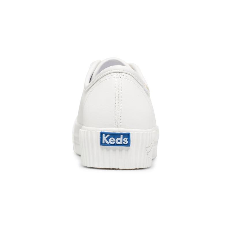 Keds Triple Kick AMP Leder Leather Sneakers Damen Weiß | 98635FCNP