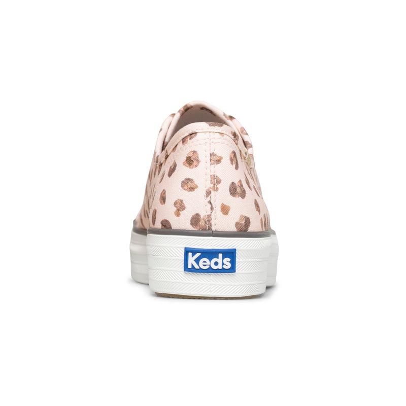 Keds Triple Kick Leopard Canvas Canvas Damen Pink/Multicolor | 80926FREQ