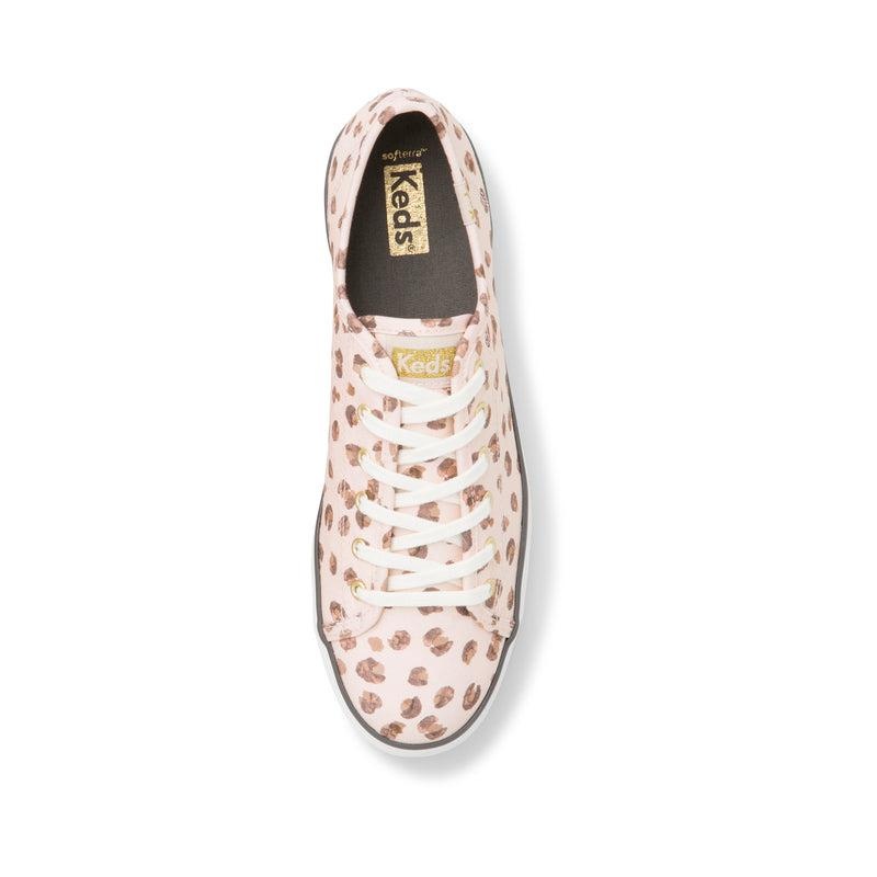 Keds Triple Kick Leopard Canvas Canvas Damen Pink/Multicolor | 80926FREQ