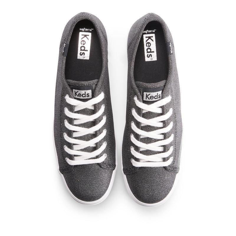 Keds Triple Kick Metallic Pewter Platform Sneakers Damen Schwarz | 94760ZSGU