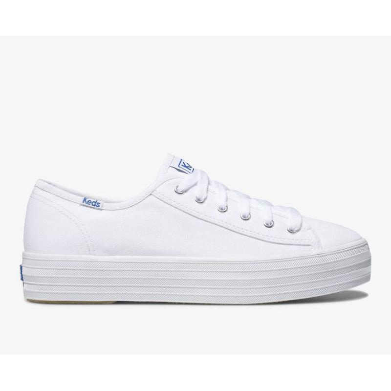 Keds Triple Kick Platform Sneakers Damen Weiß | 96715ZGBD