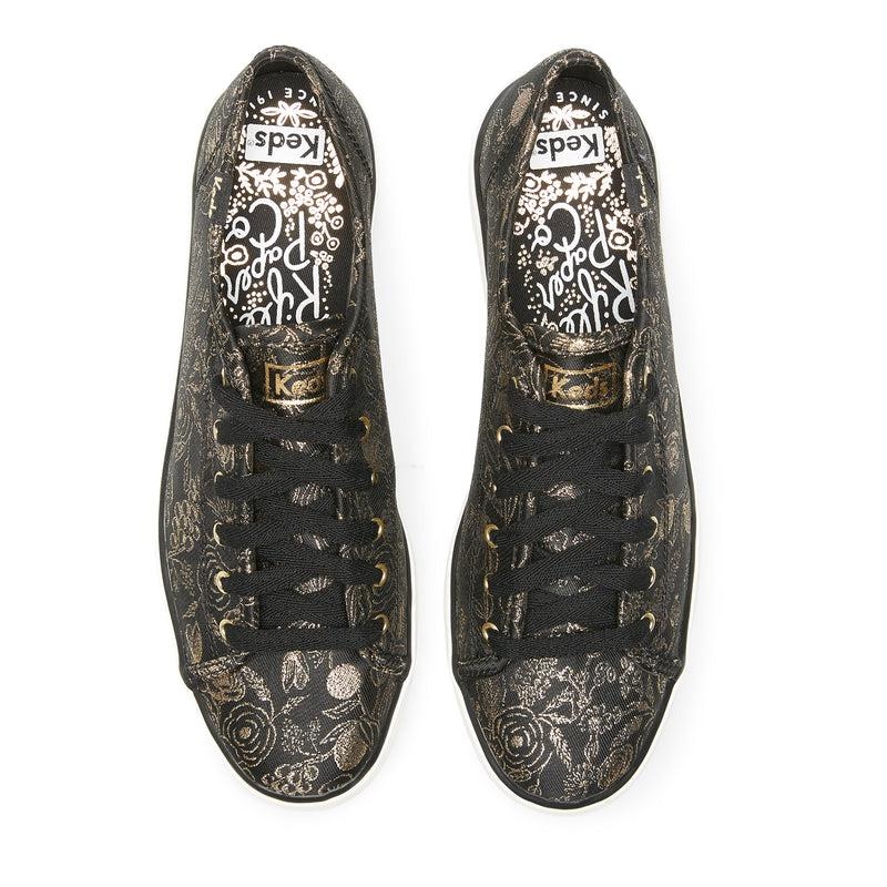 Keds Triple Kick Rifle Paper Co. Colette Jacquard Prints Damen Schwarz | 97142GWSR