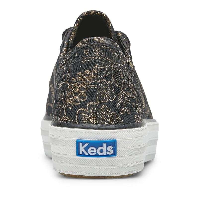 Keds Triple Kick Rifle Paper Co. Colette Jacquard Prints Damen Schwarz | 97142GWSR