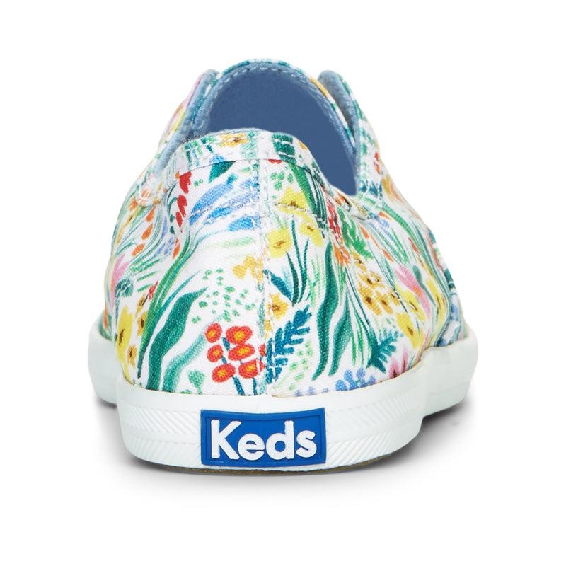 Keds x Rifle Paper Co. Chillax Halbschuhe Damen White/Multicolor | 89416ASKJ