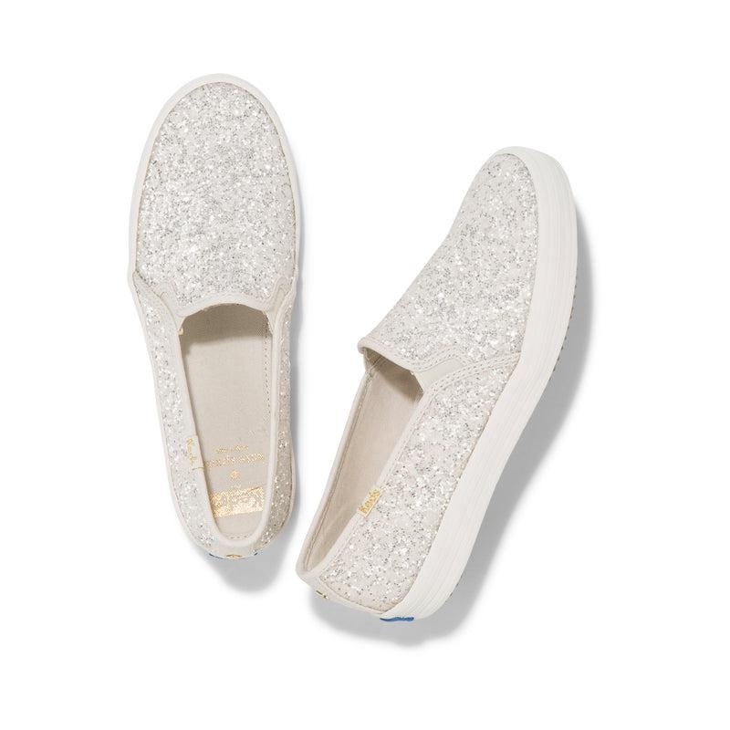 Keds x kate spade Double Decker Halbschuhe Damen Weiß Weiß | 69278ZPSM